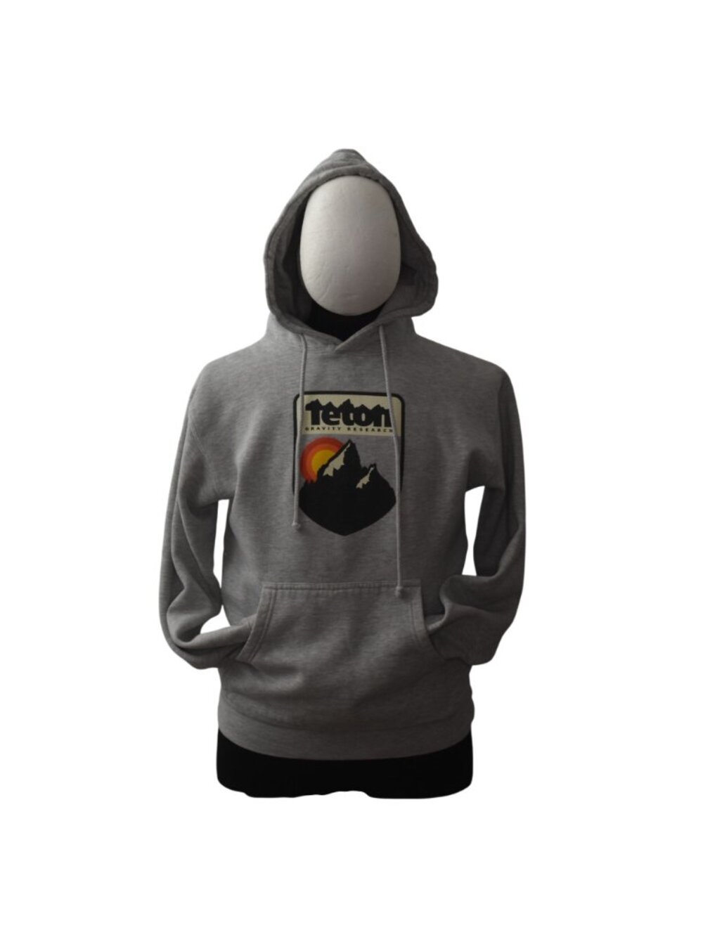 Teton Gravity Research Hoodie Gray Logo Design Small - Picture 10 of 10
